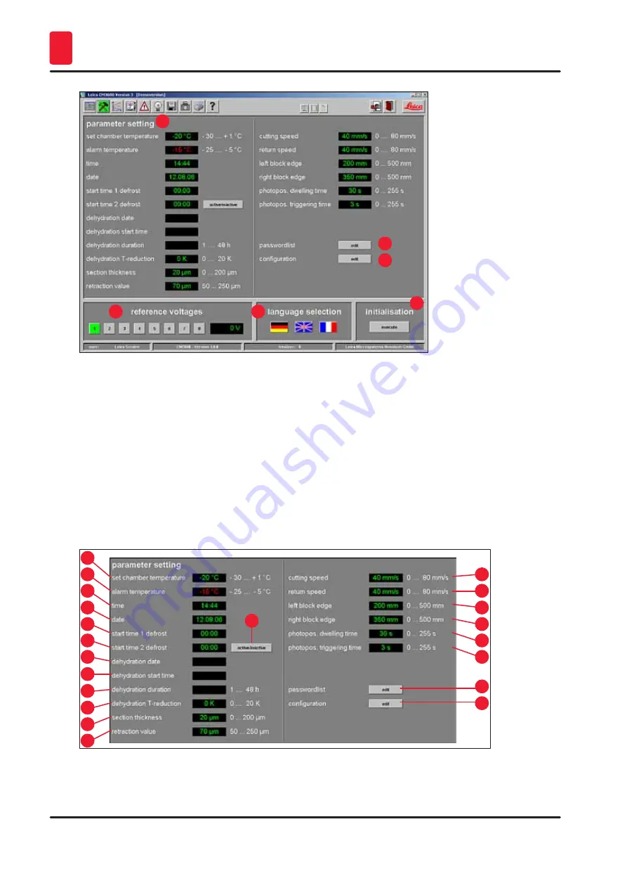 Leica BIOSYSTEMS CM3600 XP Скачать руководство пользователя страница 38