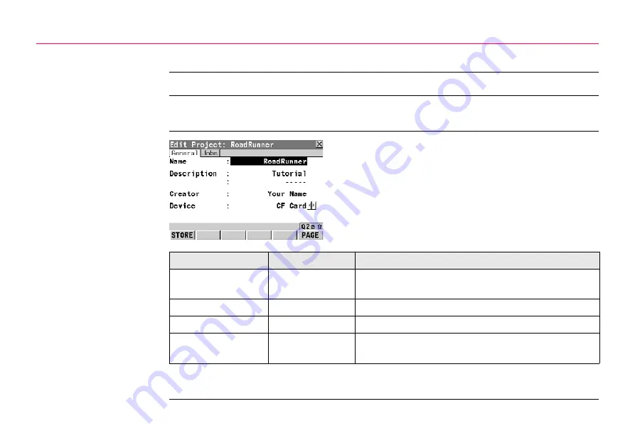 Leica Geosystems RoadRunner Technical Reference Manual Download Page 198