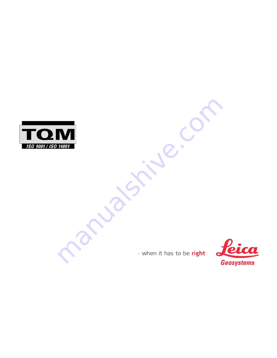 Leica Geosystems Viva TPS Getting Started Manual Download Page 80