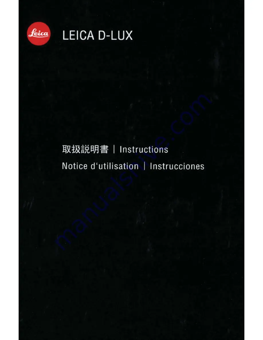 Leica D-LUX Instructions Manual Download Page 303