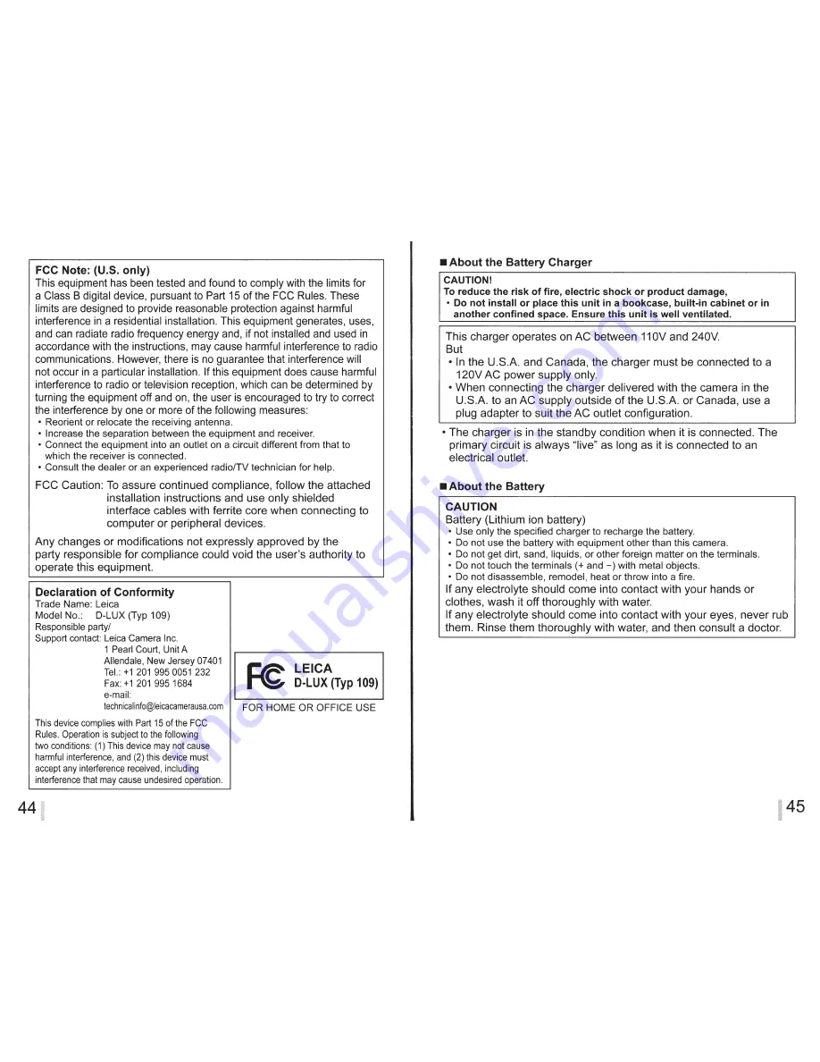 Leica D-LUX Instructions Manual Download Page 305