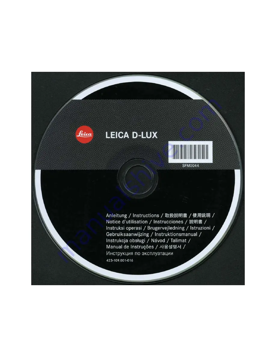 Leica D-LUX Instructions Manual Download Page 345