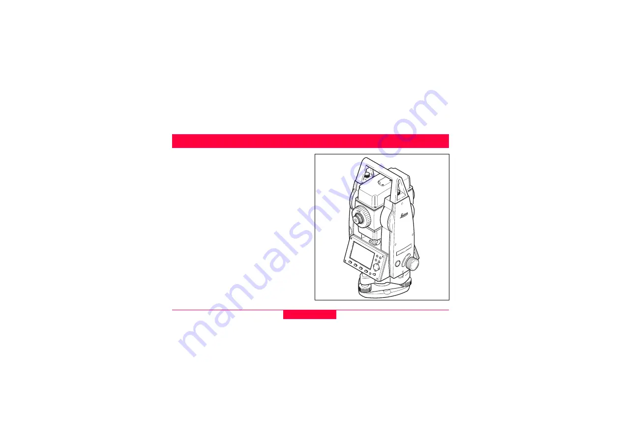 Leica TPS400 Series User Manual Download Page 9