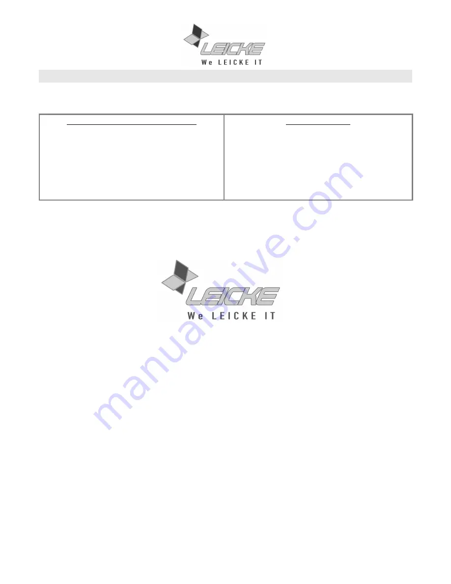 Leicke AK06920 User Manual Download Page 10