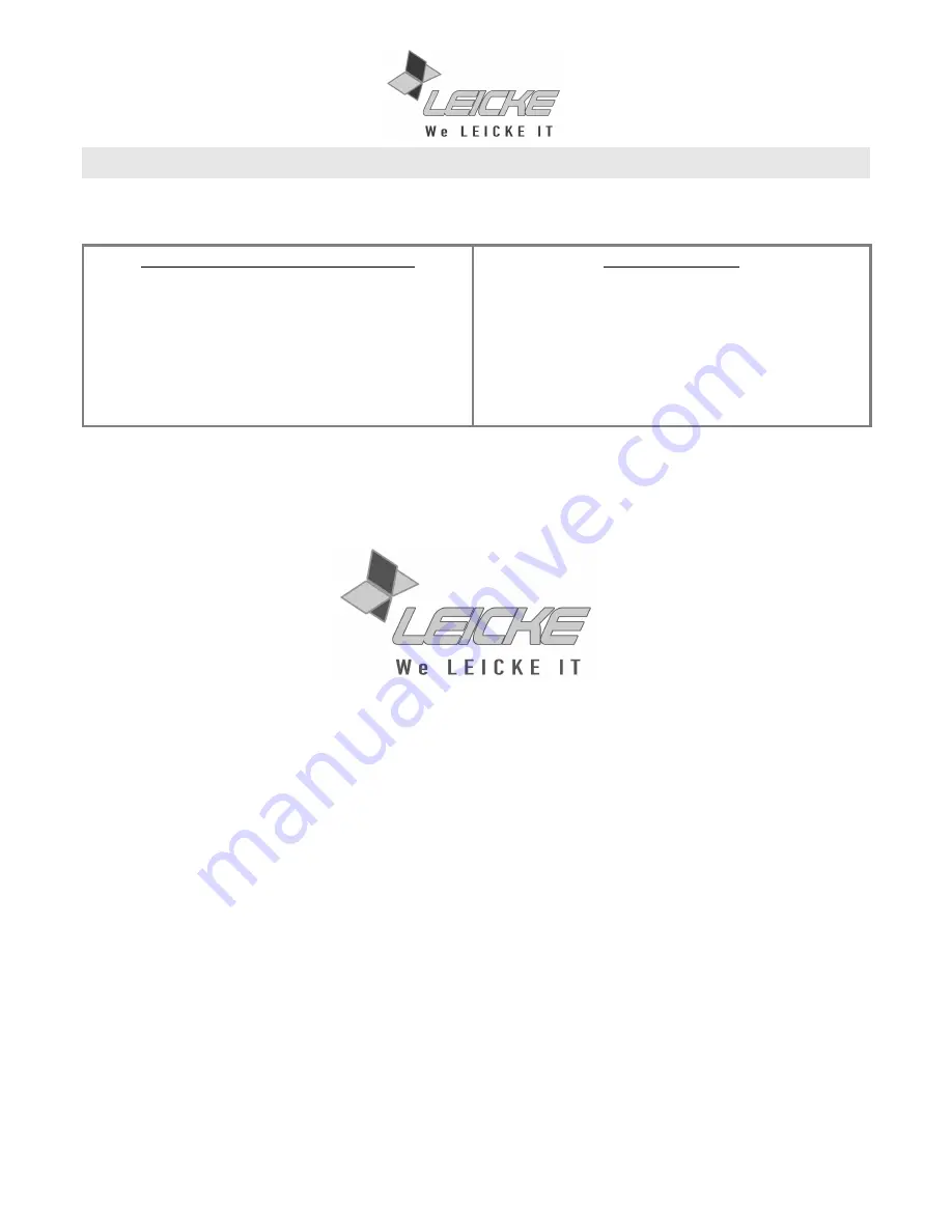 Leicke AK69197 User Manual Download Page 10