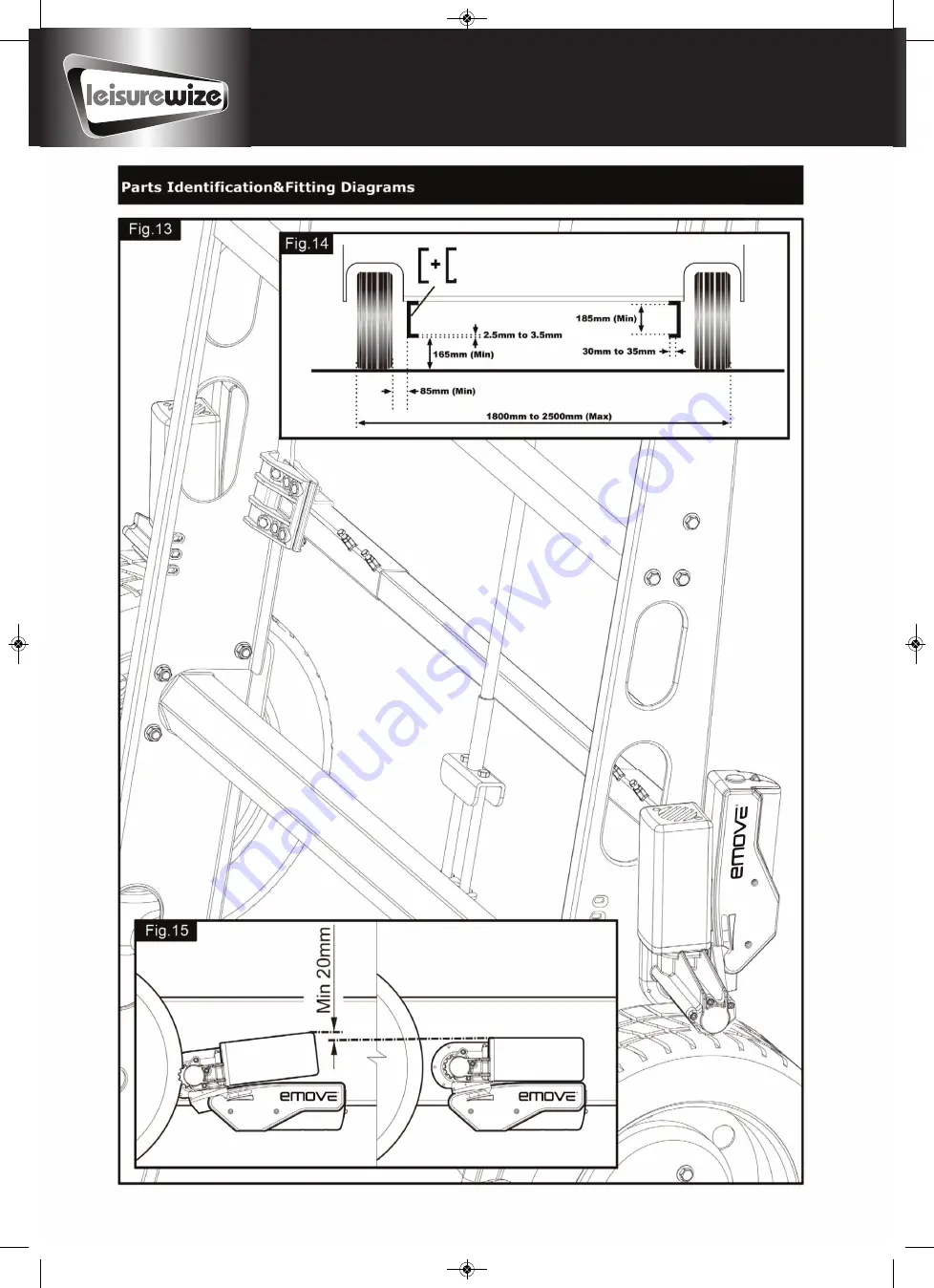 LEISUREWIZE emove EM305 Manual Download Page 18