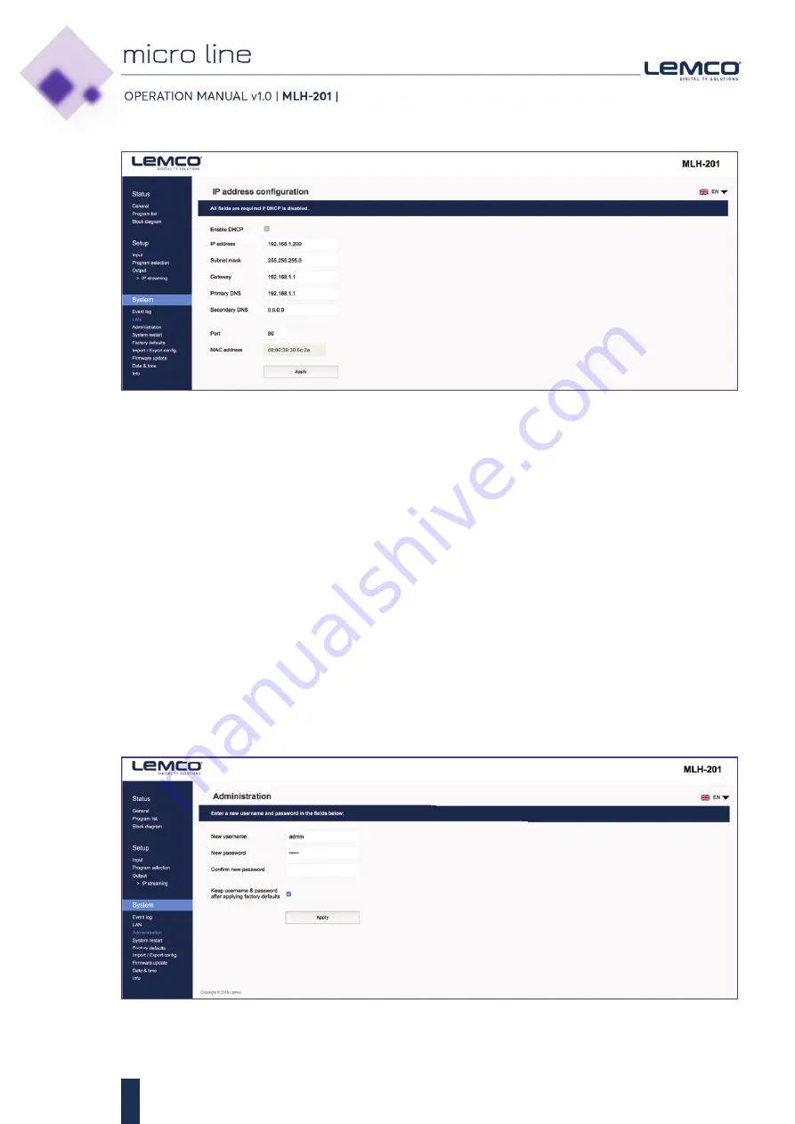 Lemco Micro Line MLH-201 Operation Manual Download Page 15