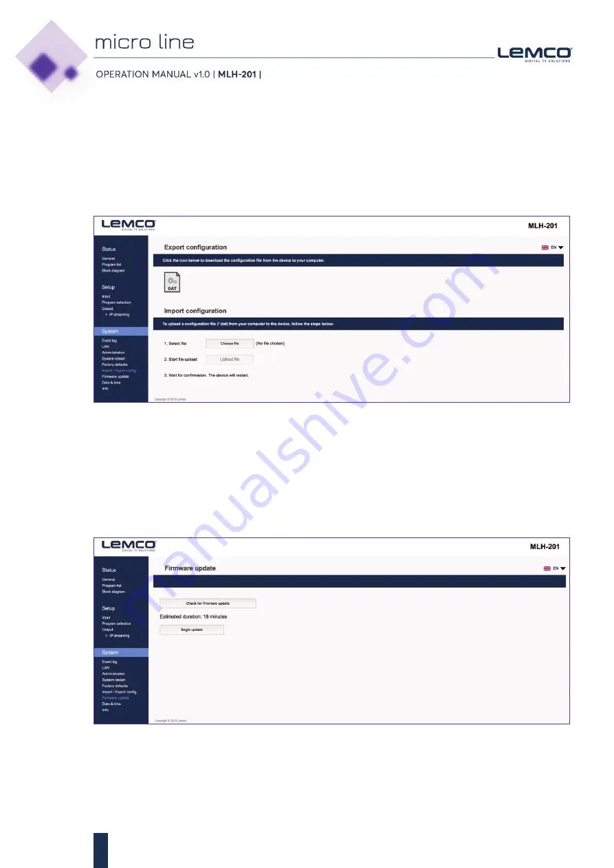 Lemco Micro Line MLH-201 Operation Manual Download Page 17