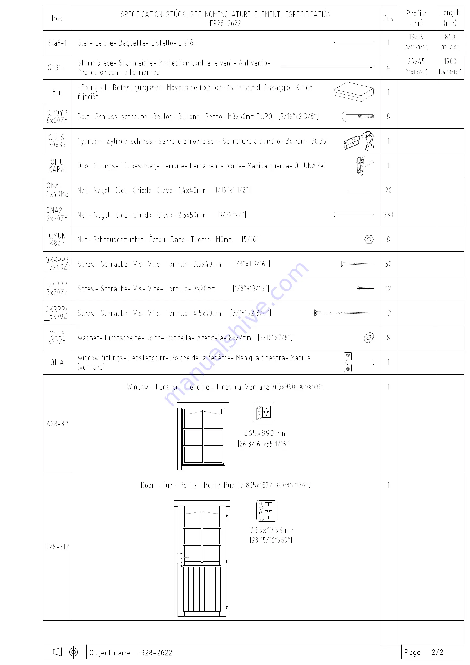 Lemeks 109625 Assembly, Installation And Maintenance Manual Download Page 4