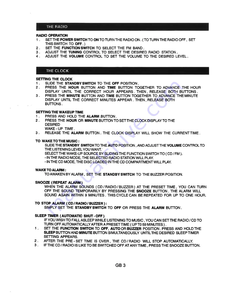 LENCO CR-2000 Instruction Manual Download Page 5