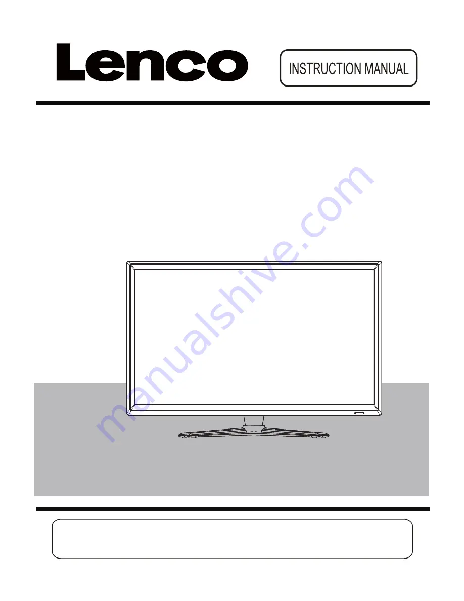 LENCO DVL-2458 BLACK Instruction Manual Download Page 1