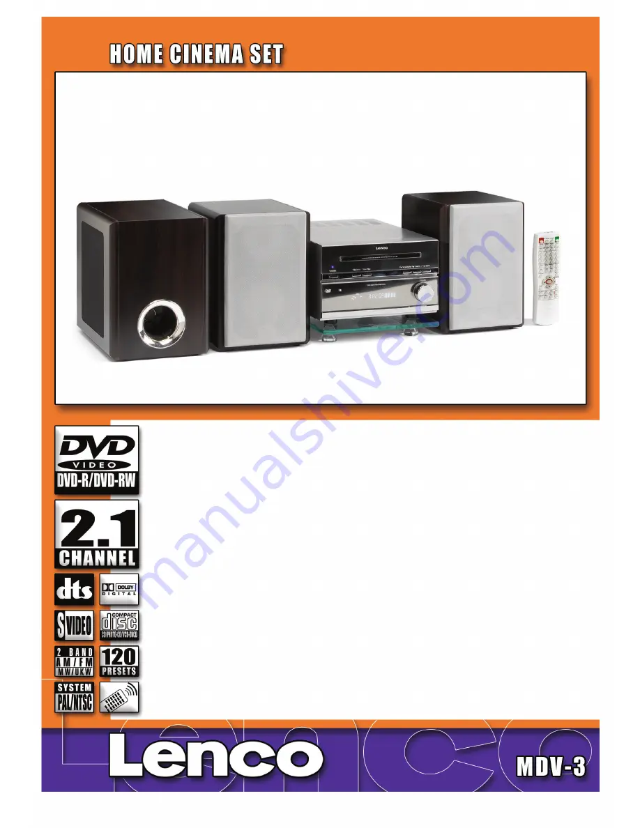 LENCO MDV-3 Specifications Download Page 1