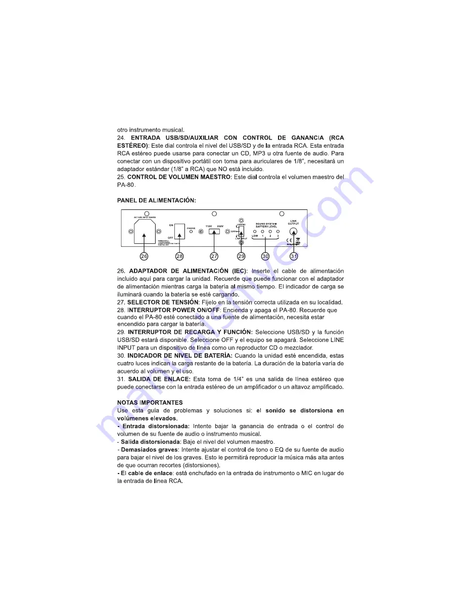 LENCO PA-80 Скачать руководство пользователя страница 12