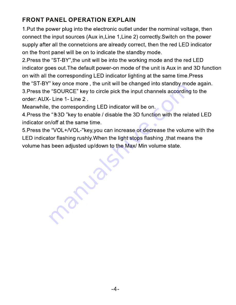 LENCO SB-100 Instruction Manual Download Page 5