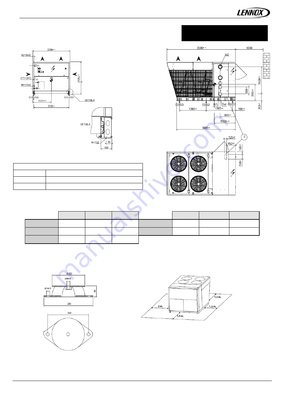 Lennox EMEA HYDROLEAN Скачать руководство пользователя страница 73