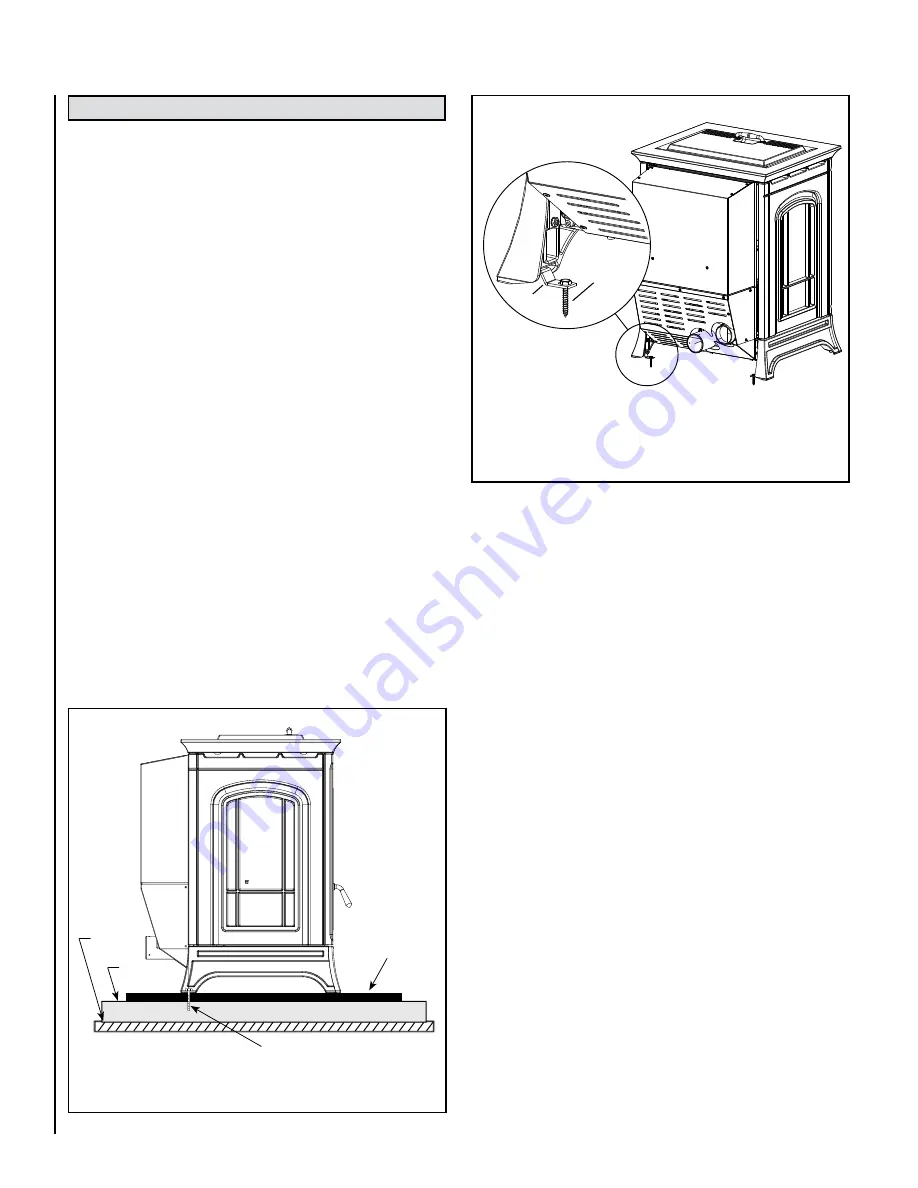 Lennox Hearth Products BELLA Installation And Operation Manual Download Page 8