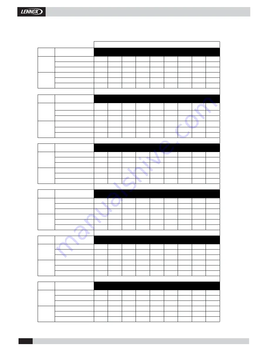 Lennox CAIH025SM1M Installation, Operating And Maintenance Manual Download Page 18