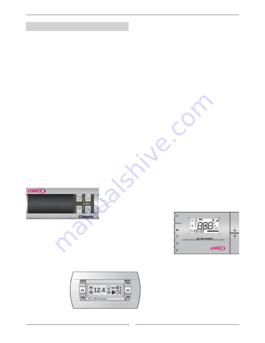 Lennox CLIMATIC 40 User Manual Download Page 25