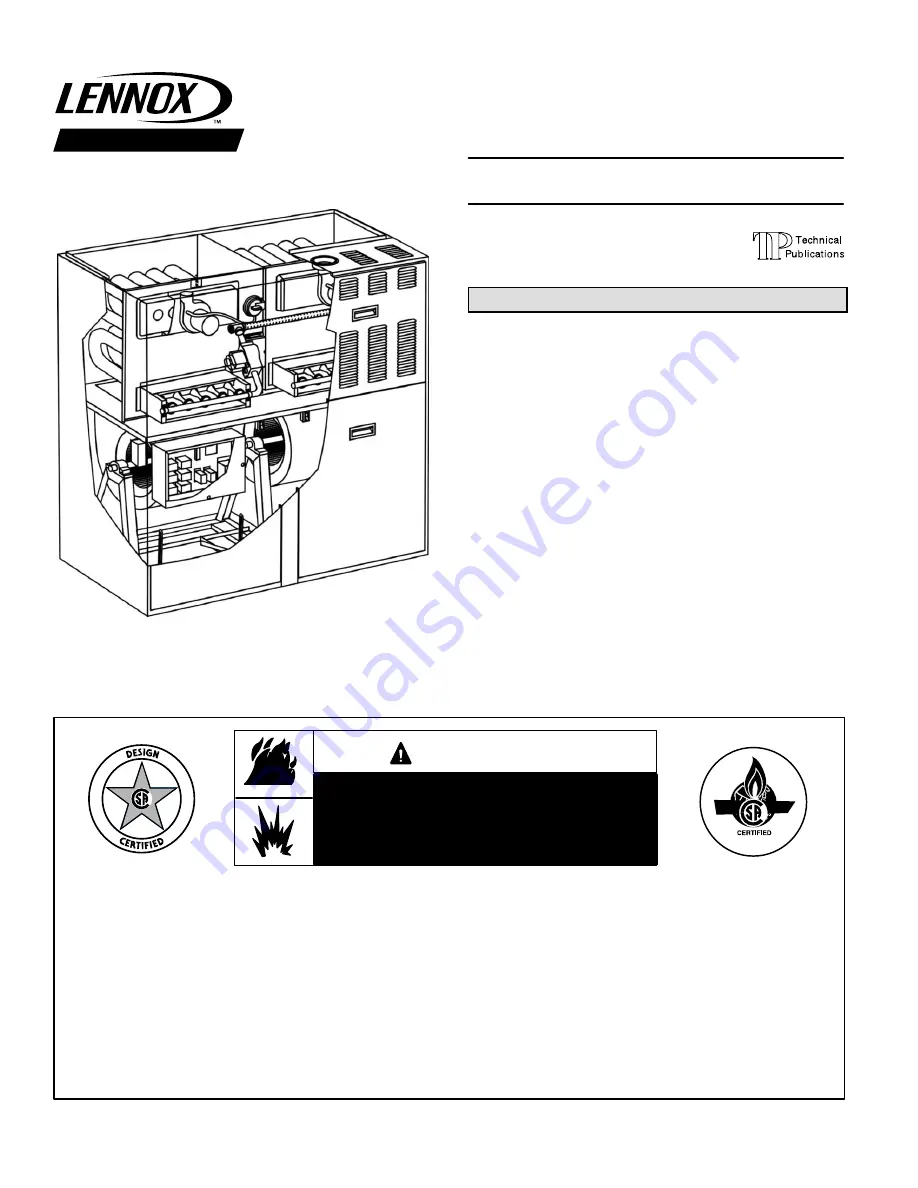 Lennox G24-200 Скачать руководство пользователя страница 1