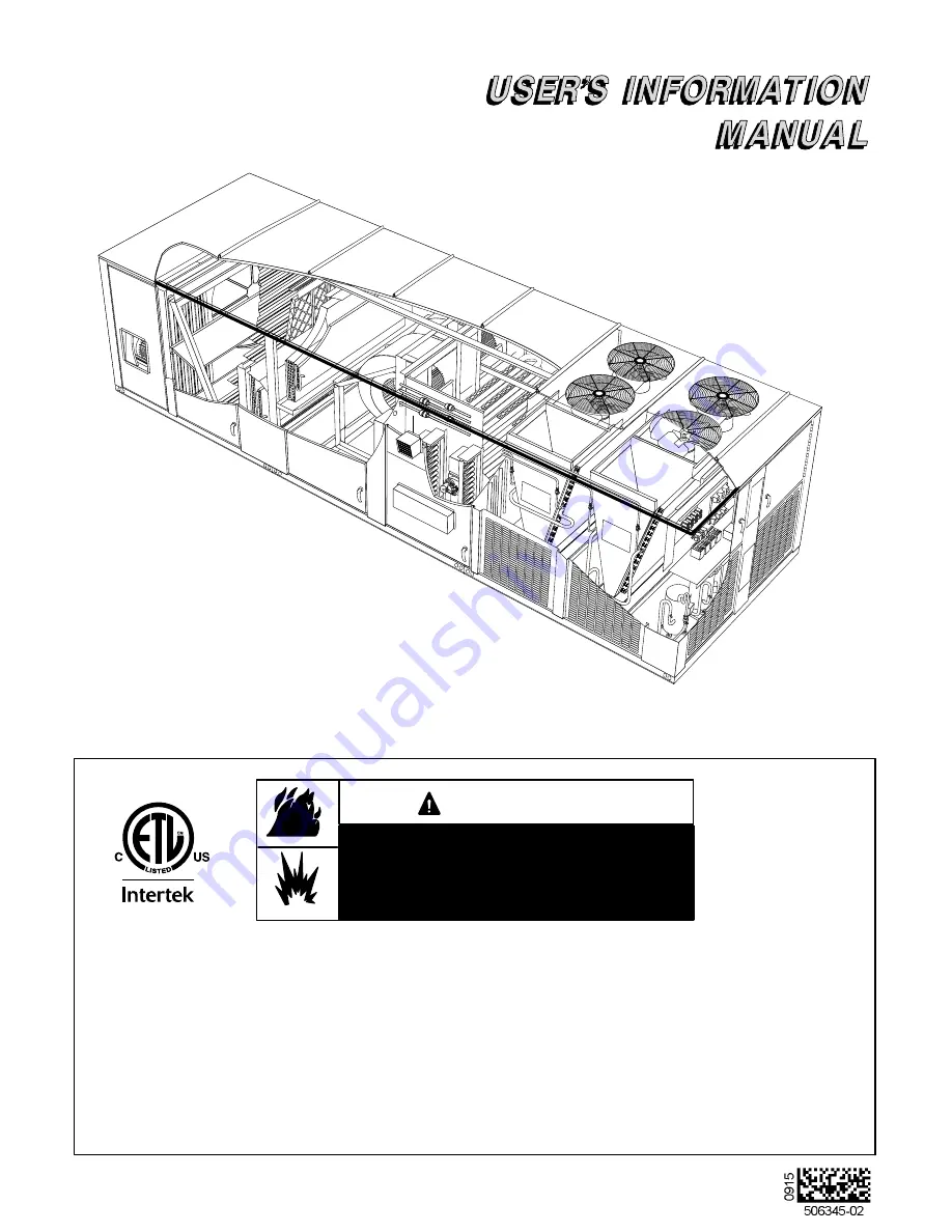 Lennox LGH420 User'S Information Manual Download Page 1