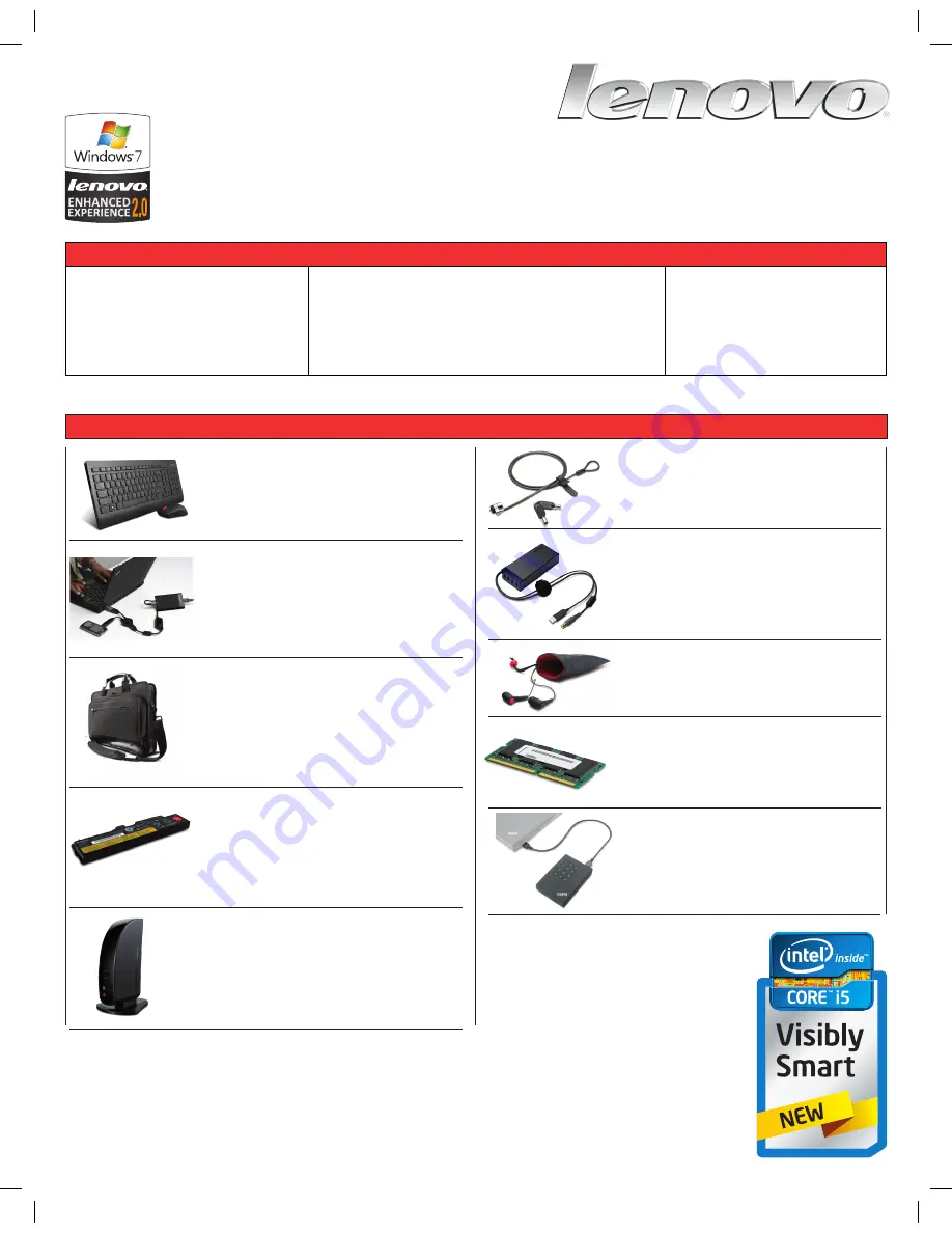 Lenovo 1141BT5 Specifications Download Page 4