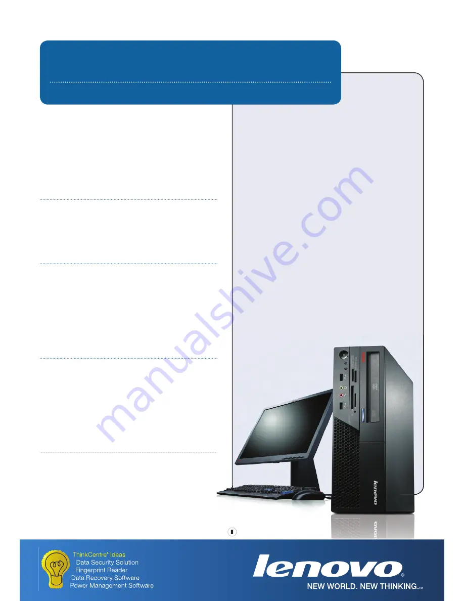 Lenovo 7258B1U Specifications Download Page 2