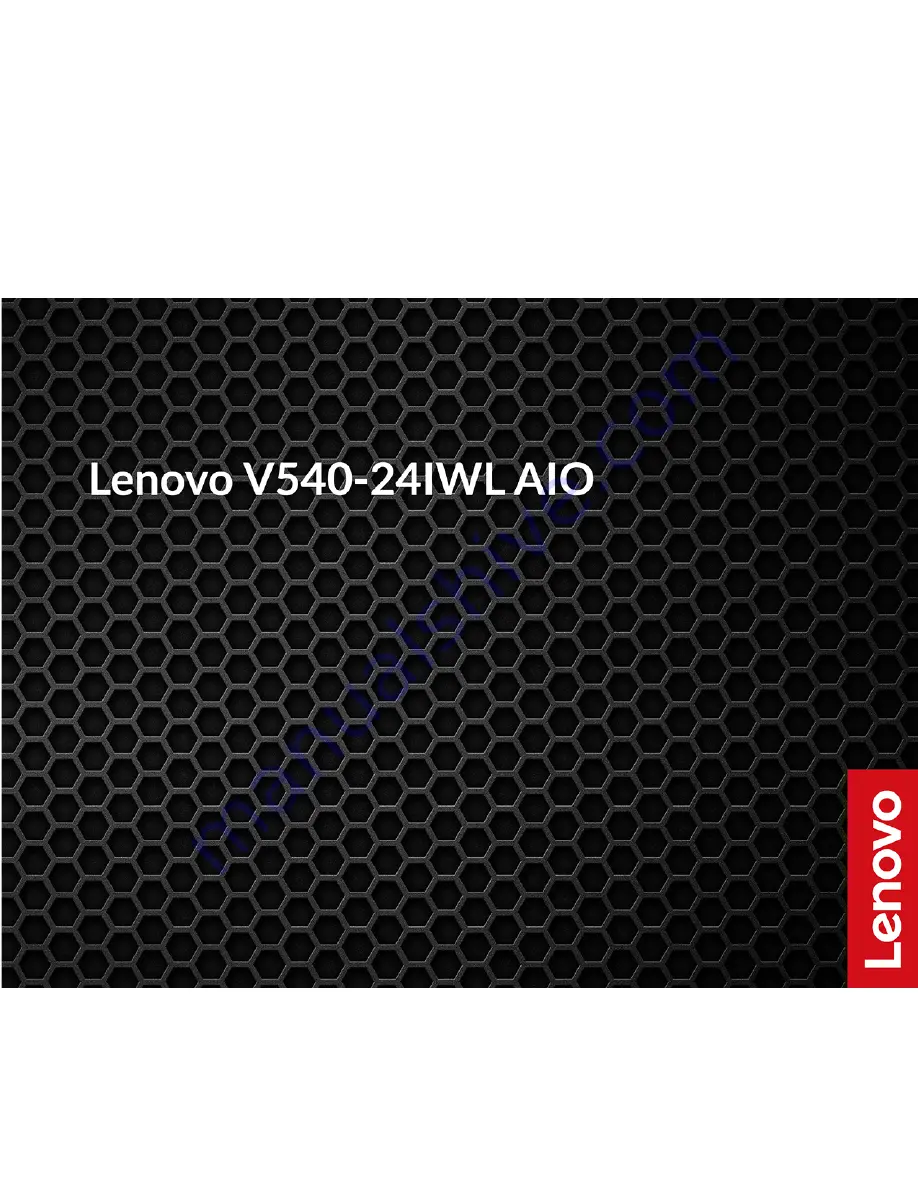 Lenovo AIO V540-24IWL Скачать руководство пользователя страница 1