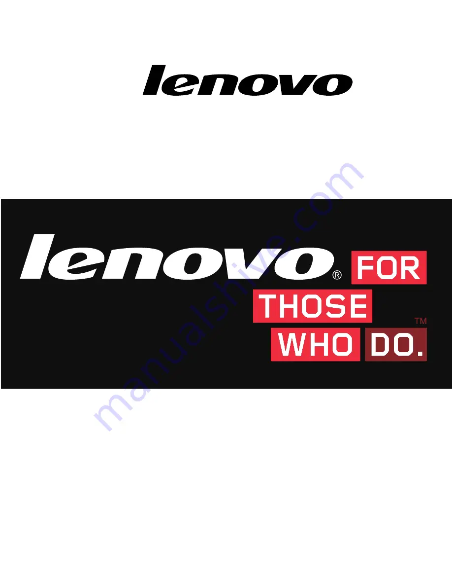 Lenovo H30 Скачать руководство пользователя страница 1