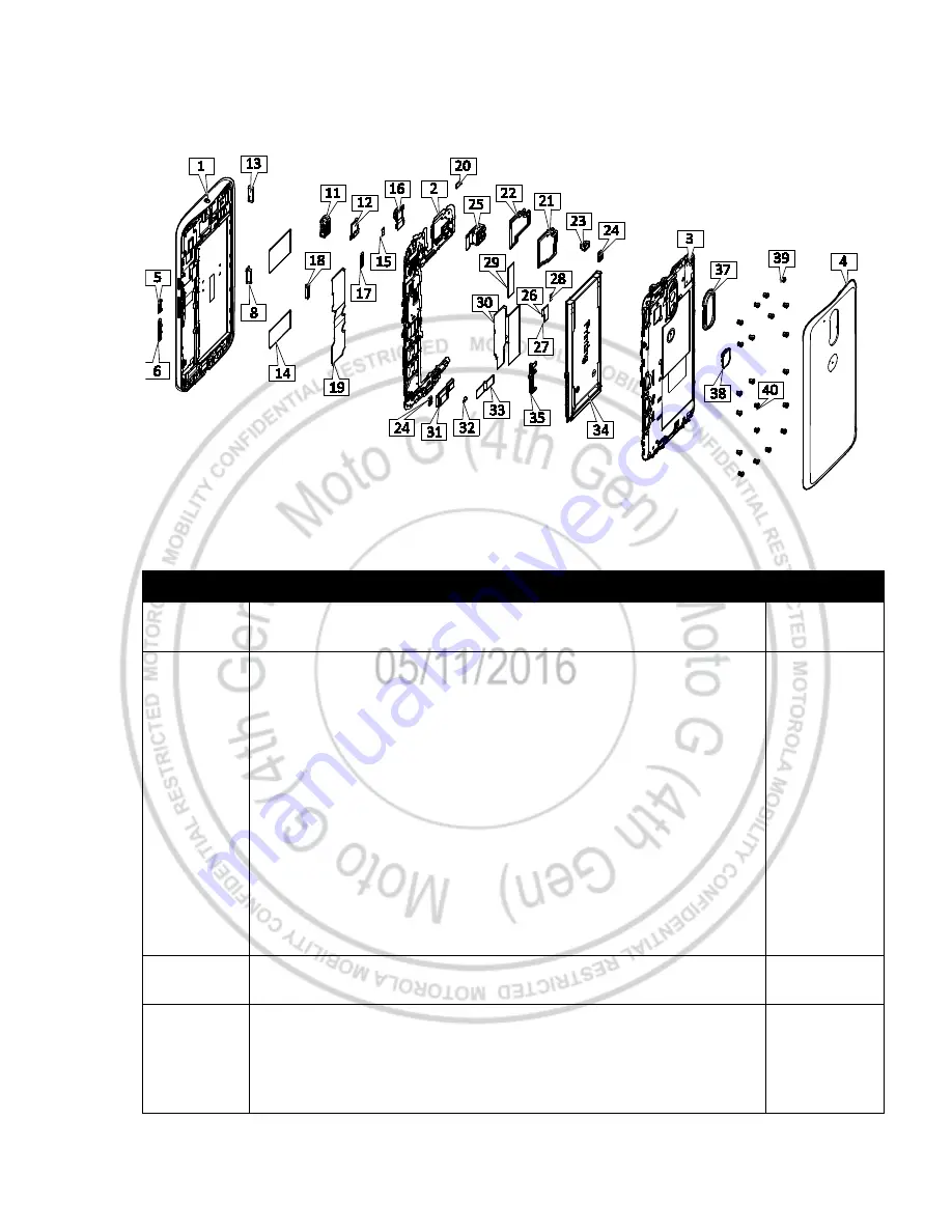 Lenovo motorola Moto G Service And Repair Manual Download Page 10