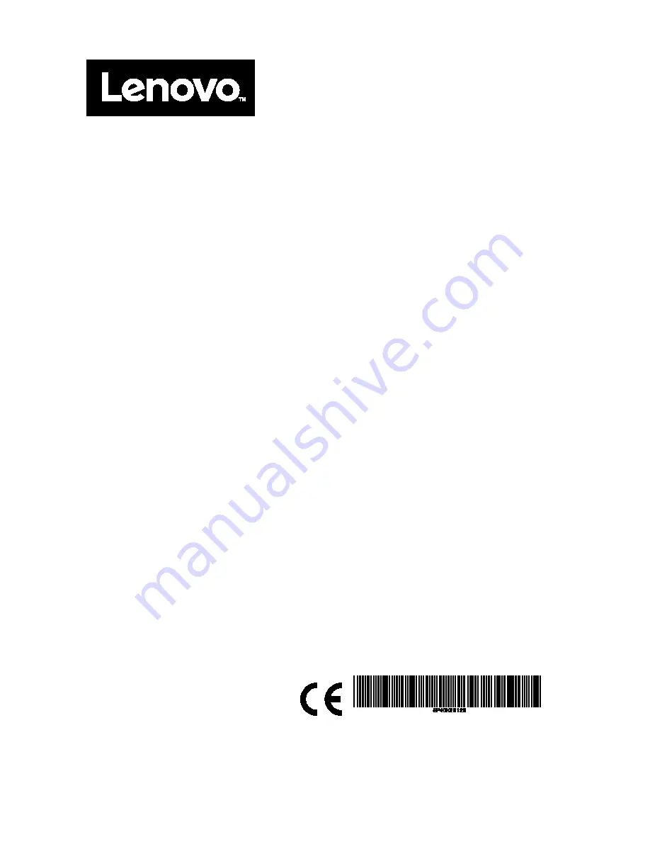 Lenovo PA10400 Quick Start Manual Download Page 1