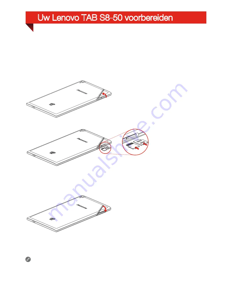 Lenovo TAB S8-50 Safety, Warranty & Quick Start Manual Download Page 60