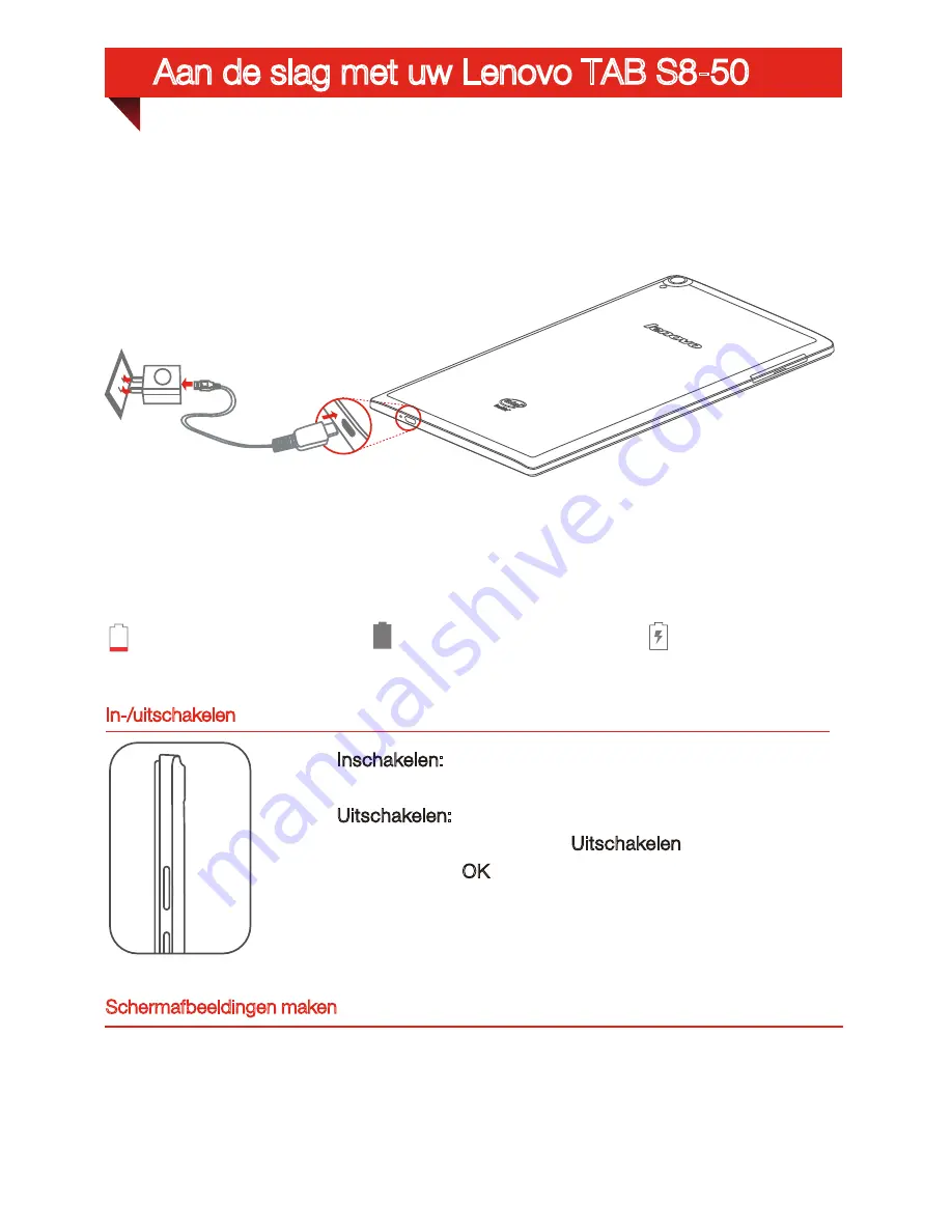 Lenovo TAB S8-50 Safety, Warranty & Quick Start Manual Download Page 61