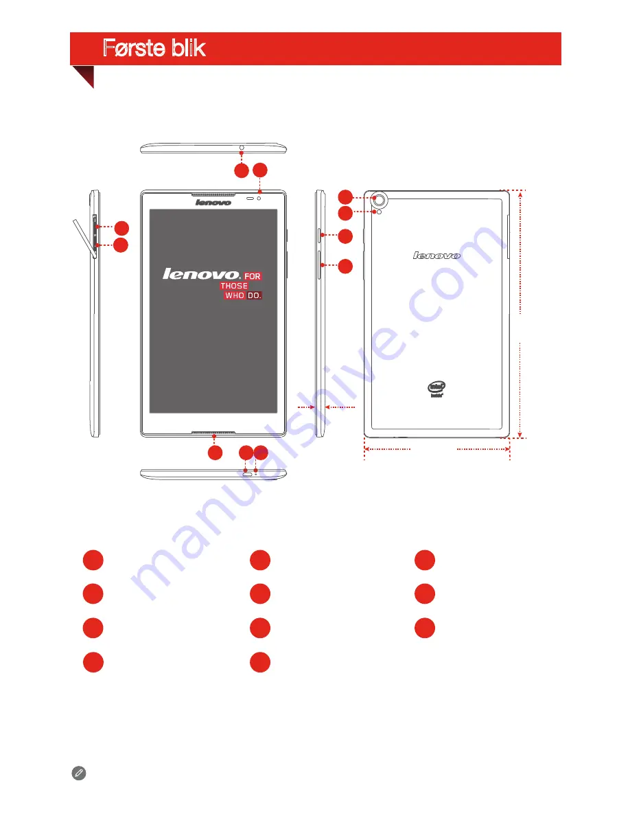 Lenovo TAB S8-50 Safety, Warranty & Quick Start Manual Download Page 70