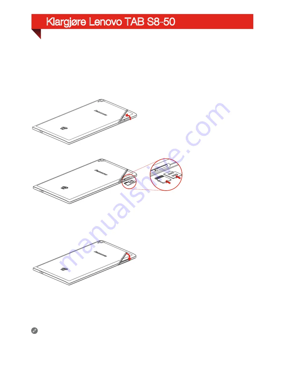 Lenovo TAB S8-50 Safety, Warranty & Quick Start Manual Download Page 93