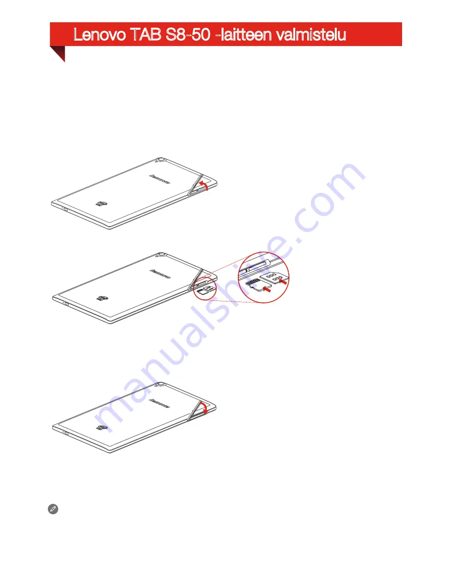 Lenovo TAB S8-50 Safety, Warranty & Quick Start Manual Download Page 104