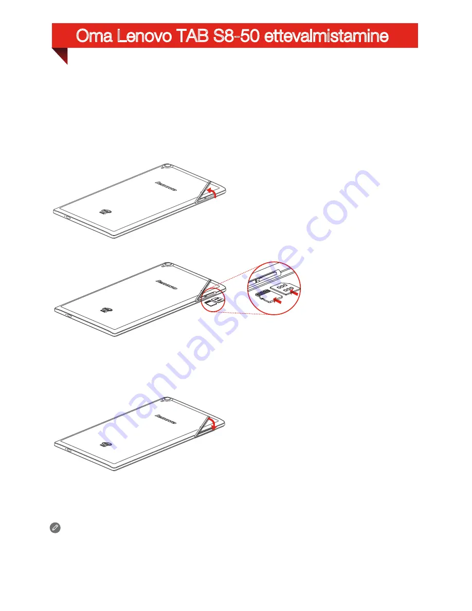 Lenovo TAB S8-50 Safety, Warranty & Quick Start Manual Download Page 132