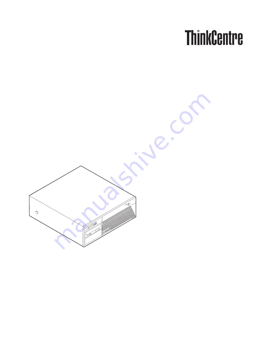 Lenovo ThinkCentre 8129 User Manual Download Page 1