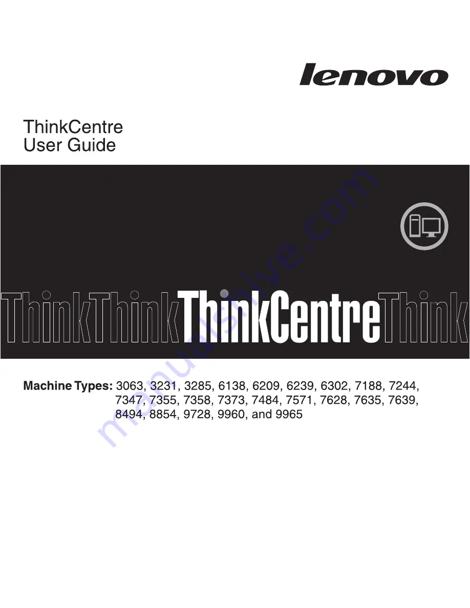 Lenovo ThinkCentre M58 7359 Скачать руководство пользователя страница 1