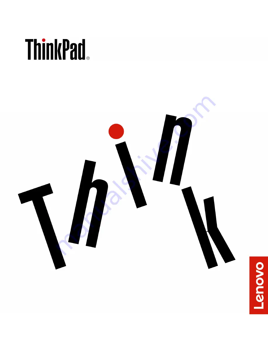 Lenovo ThinkPad E580 User Manual Download Page 1