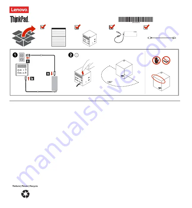 Lenovo ThinkPad WiGig Dock Скачать руководство пользователя страница 12