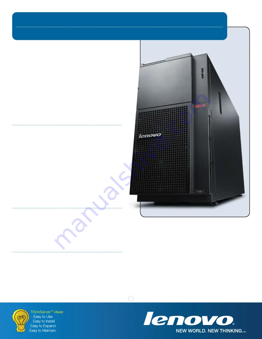 Lenovo ThinkServer TD Скачать руководство пользователя страница 2