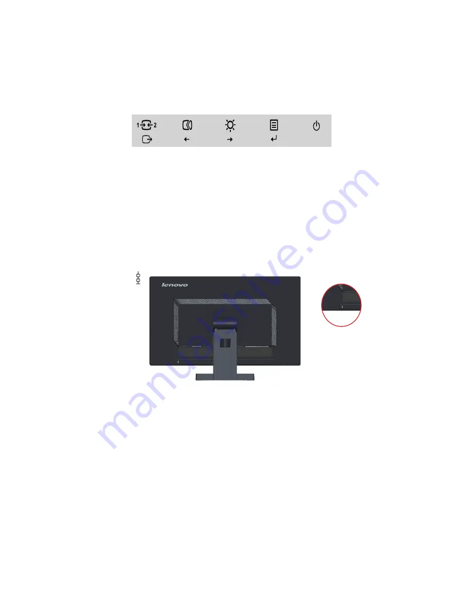 Lenovo Thinkvision T2220 User Manual Download Page 7