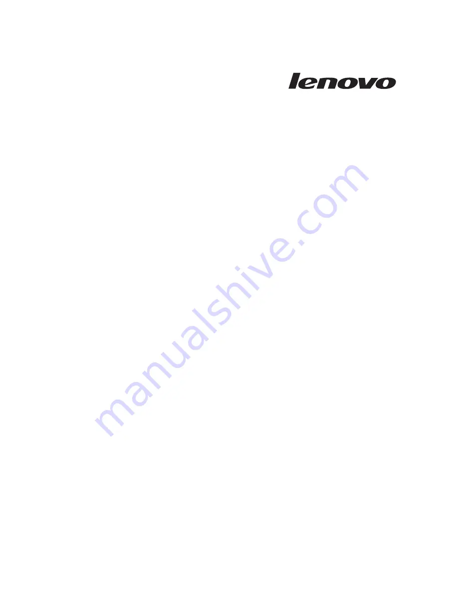 Lenovo Y Series User Manual Download Page 3