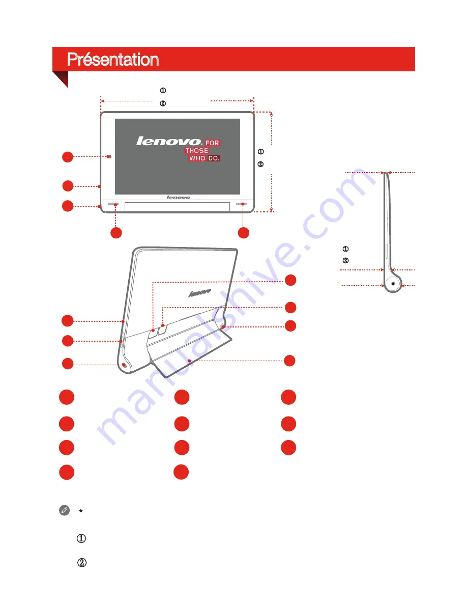 Lenovo YOGA TABLET 10 Quick Start Manual Download Page 14