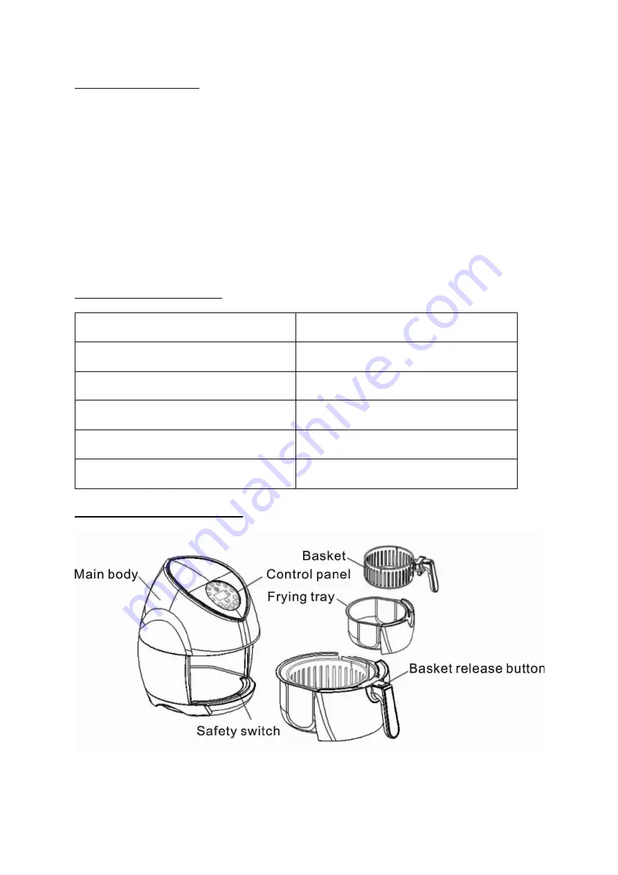 Lenoxx Healthy Choice AF700 Instructions Manual Download Page 4