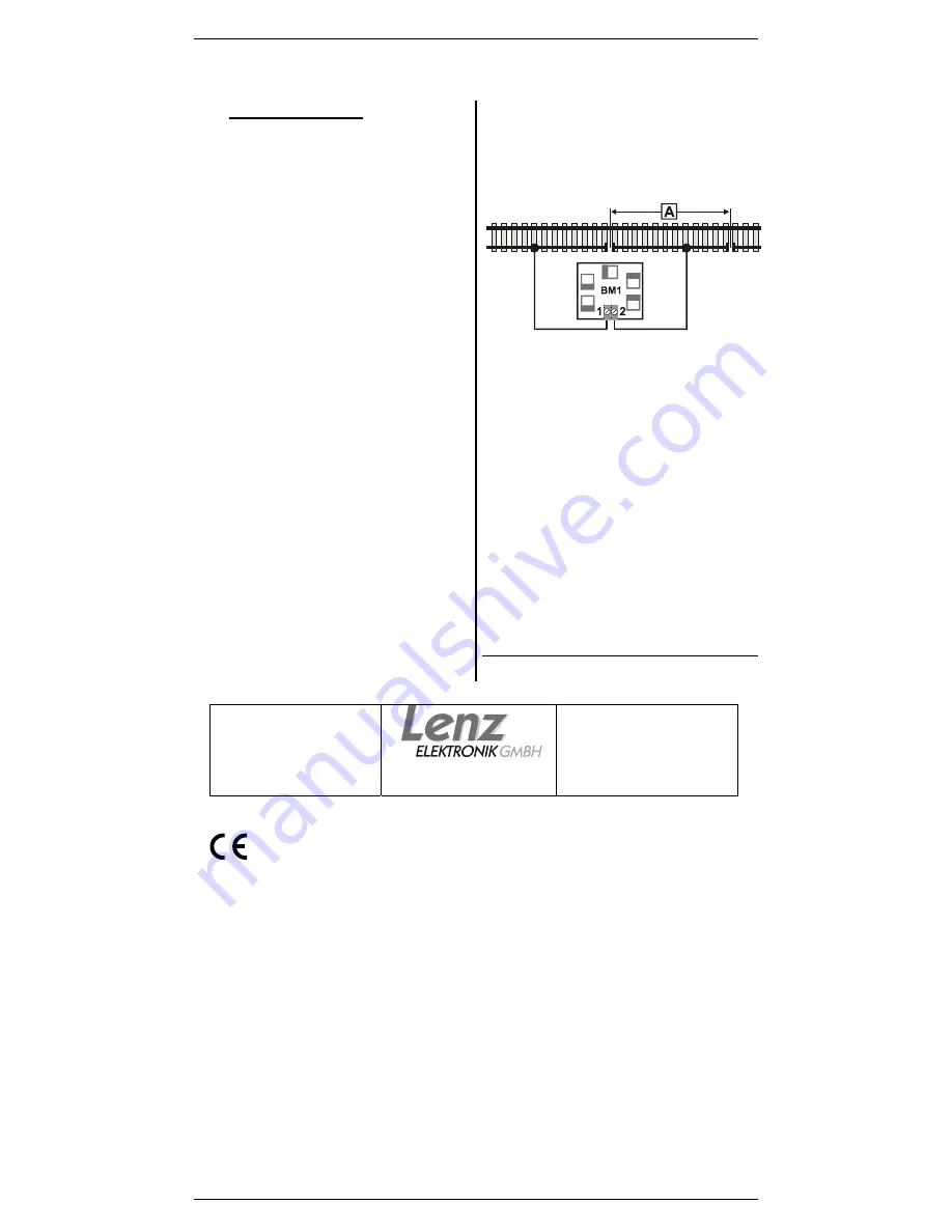 Lenz Elektronik Digital plus BM1 Скачать руководство пользователя страница 2