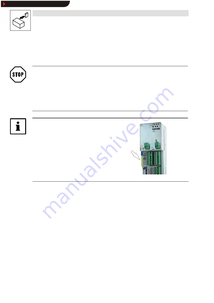 Lenze 2141 Operating Instructions Manual Download Page 18