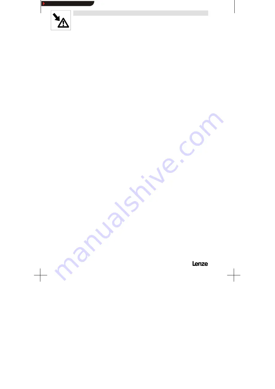 Lenze 8250 Series Operating Instructions Manual Download Page 13