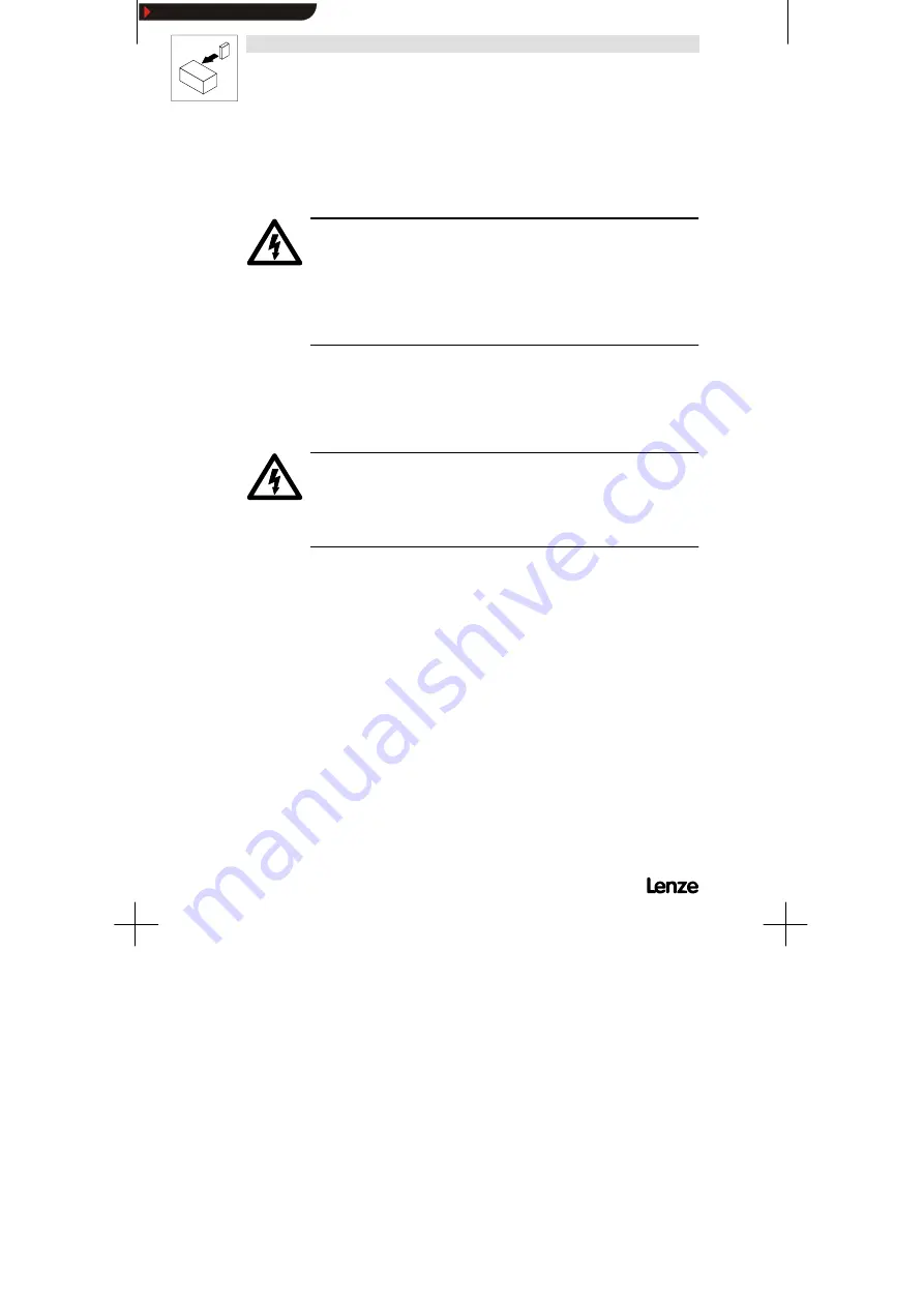 Lenze 8250 Series Operating Instructions Manual Download Page 23