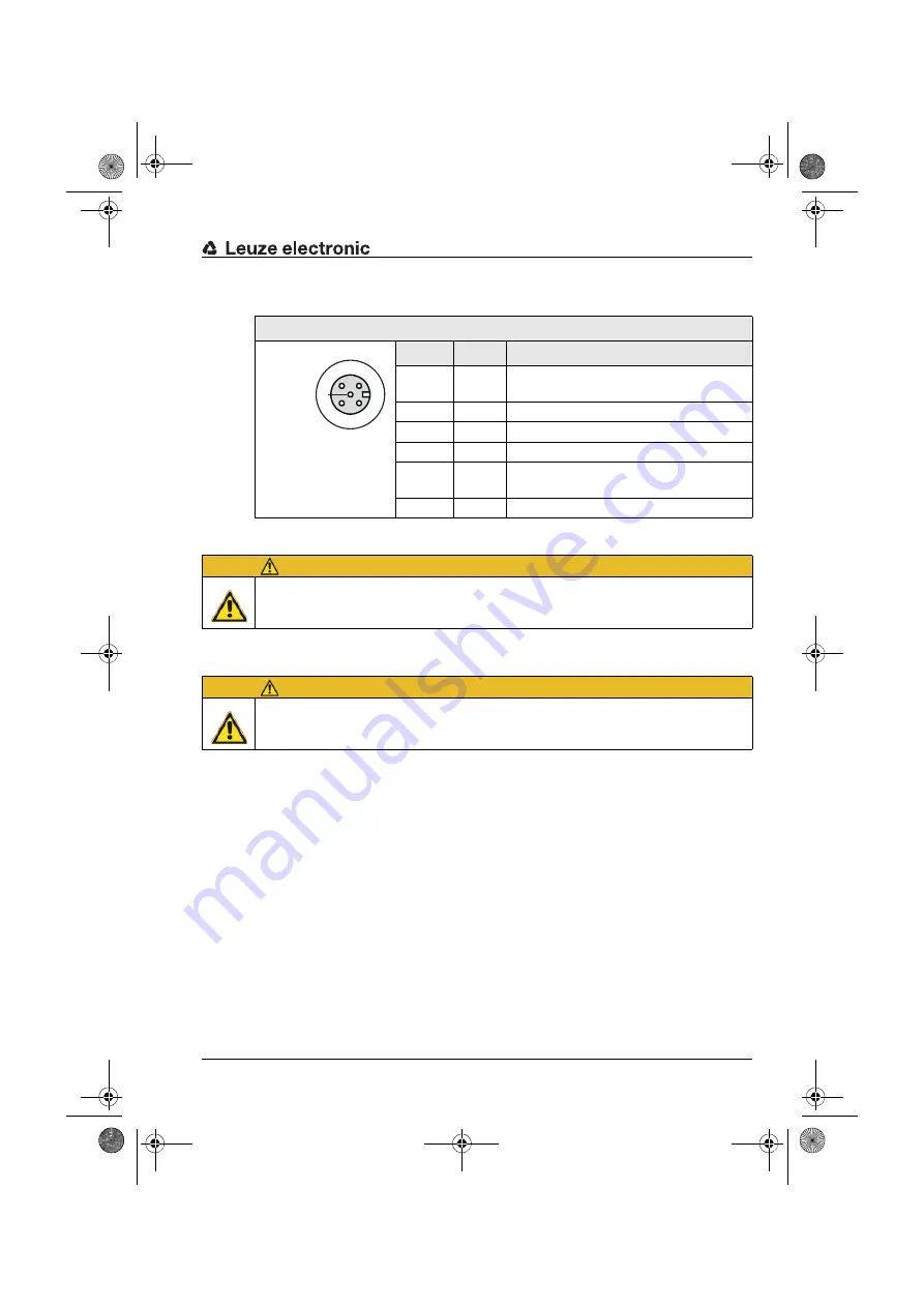 Leuze electronic 50038948 Original Operating Instructions Download Page 27